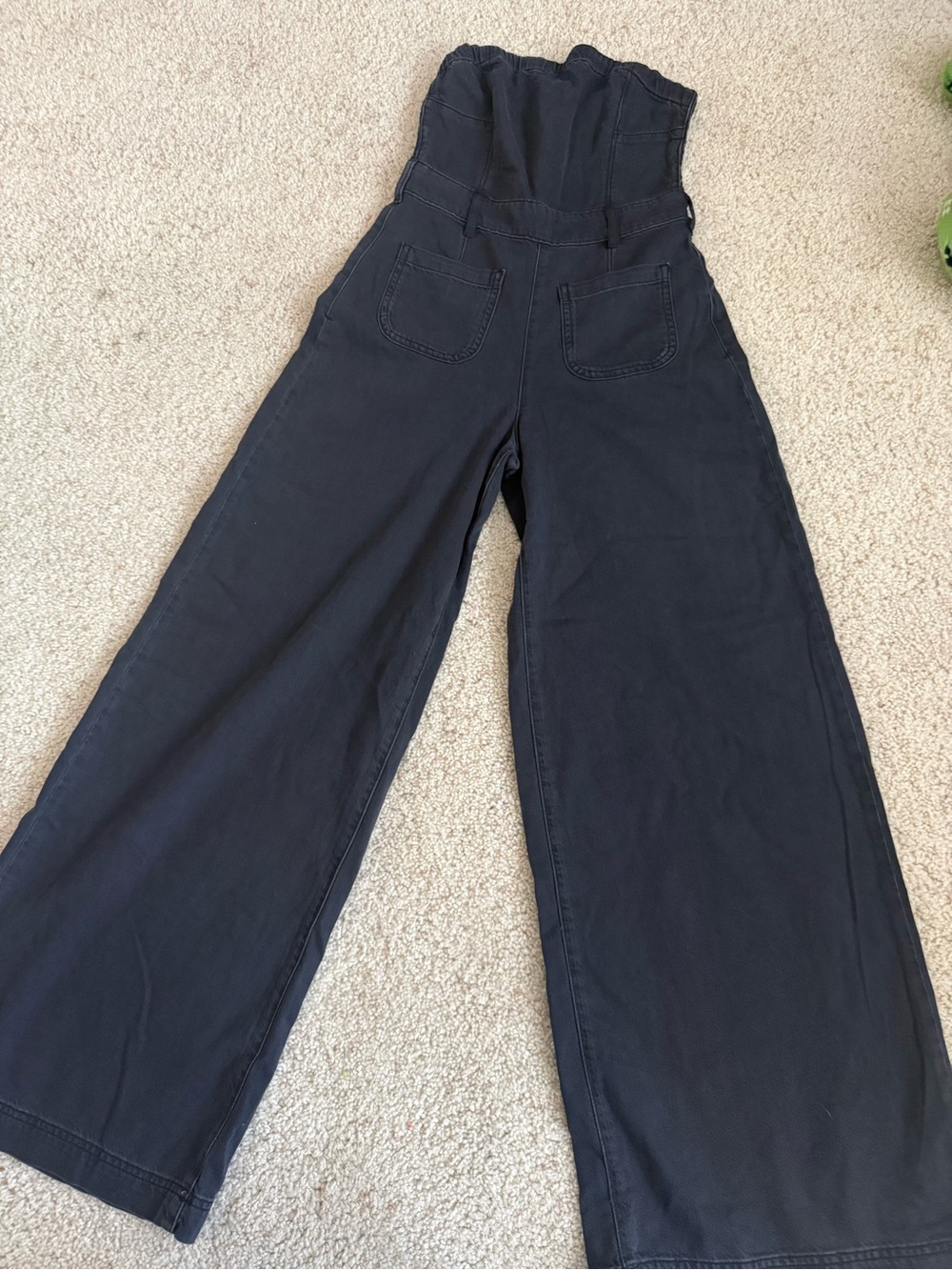 No brand - Wide Leg High Waist Black Jumpsuit Pants